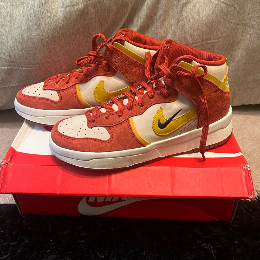 Brand new (with box) Nike Women's Dunk High Up Cinnabar